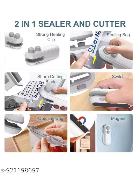 Portable Vacuum Sealer Machine – Keep Food Fresh 5X Longer