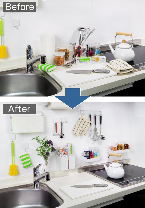 Strong Self Adhesive Wall Hooks for Kitchen & Bathroom