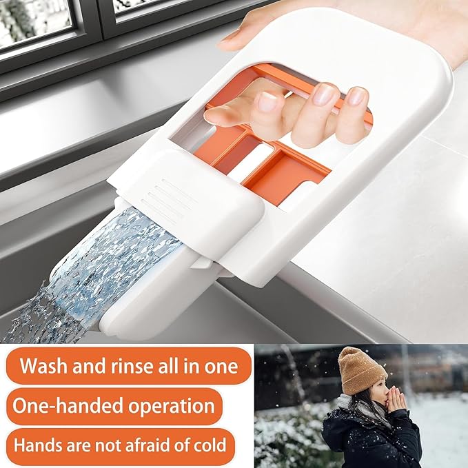 Portable Self-Squeeze Mini Mop | Hand Wash Free Cleaning Mop